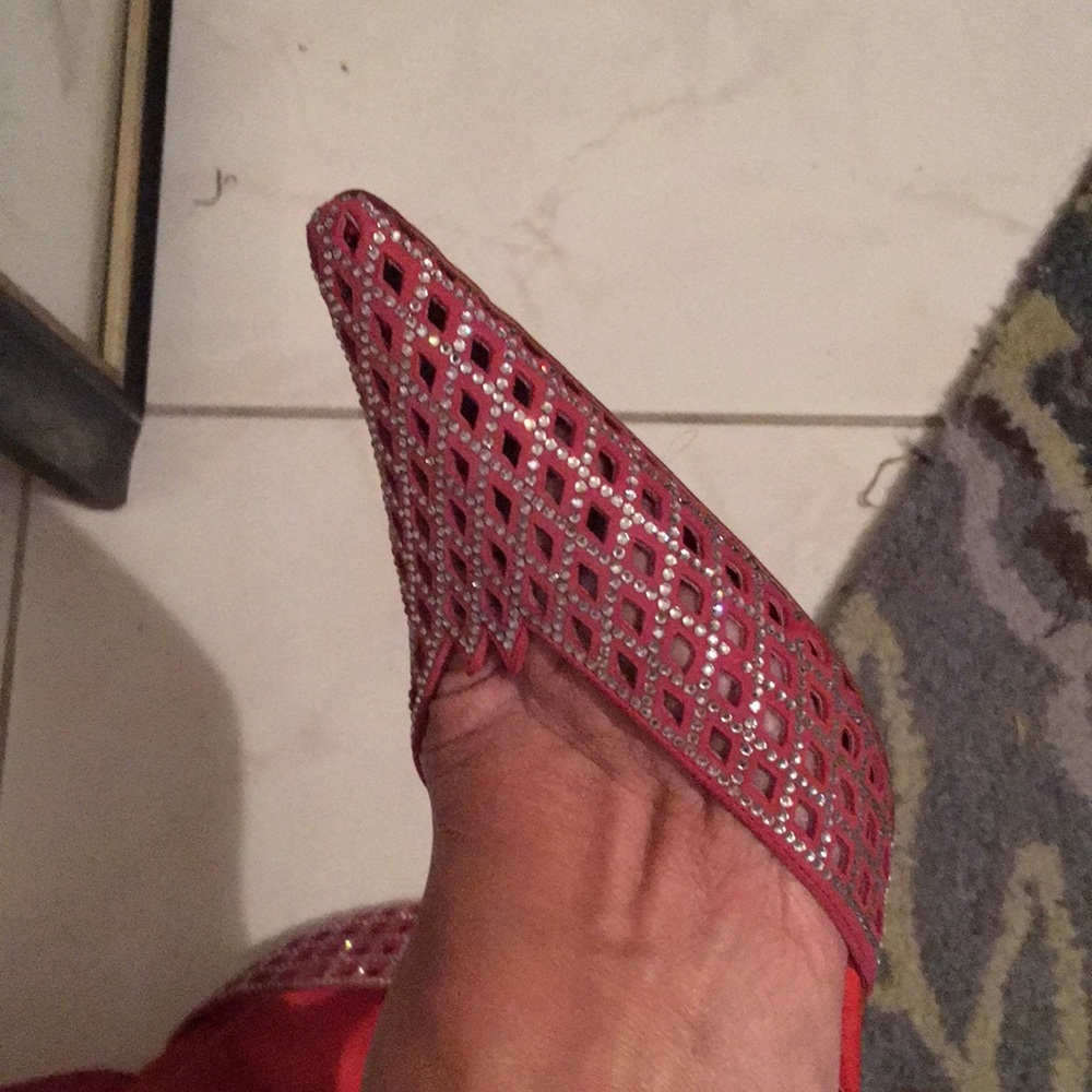 Renee Caovilla Venezia sling-backs crystal heels - Picture 6 of 6